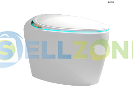 Λευκή τουαλέτα SMART με αυτόματο μπιντέ, αποστείρωση UV και οθόνη – Υψηλής ποιότητας – DD580